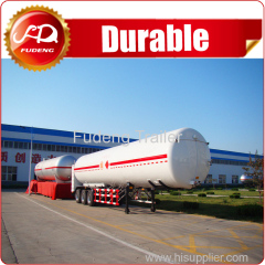 Fudeng 3 axle tanker trailer Cryogenic lng liquid co2 tank semi trailer for sale