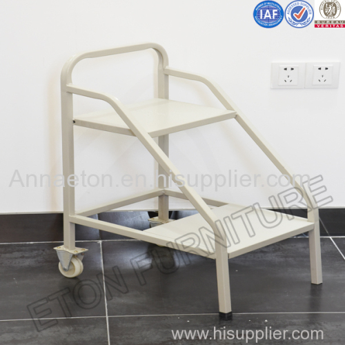 Mobile 2 Step Steel Ladder for Archive