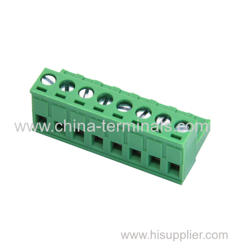 6pin CE/ROHS/UL 5.0/5.08MM Good Quality Pluggable Terminal Block on sale