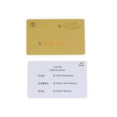 Plastic F08 RFID parking card