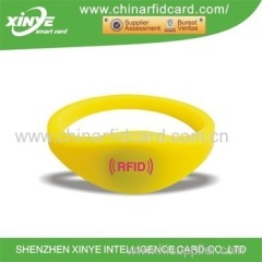 Low frequency silicone wristband