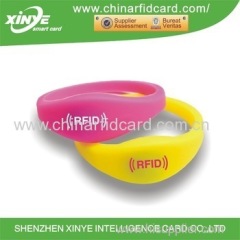 Low frequency silicone wristband