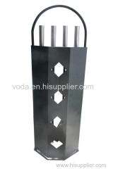 Fireplace Tool set with stainless steel handle