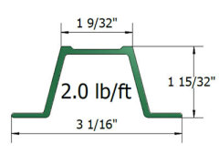 Heavy Duty U Channel Sign Post