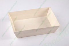 wood food box wood lunch box