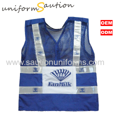 Custom hi-viz workwear safety vest