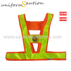 Custom hi-viz workwear safety vest