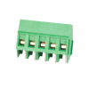 300V 10A green color 5.0mm screw pcb terminal block