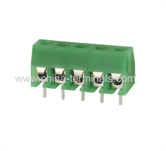 pcb mount screw terminal block