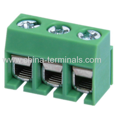 pcb terminal block pitch/connector