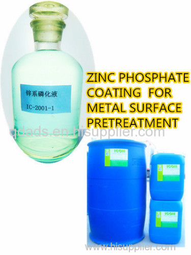 Zinc phosphate coating liquid