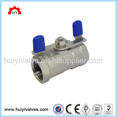 stainless steel 304 316 1000wog female thread 1-pc ball valve