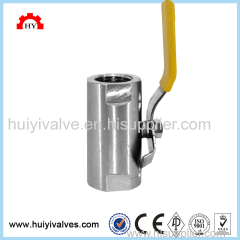 stainless steel 304 316 1000wog female thread 1-pc ball valve