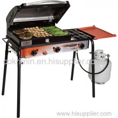 Camp Chef Big Gas Grill - 3-Burner Stove with Deluxe Grill Box