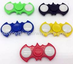 Wholesale LED Light Up Novelty Bat Batman EDC Hand Spinner Ultra Fast Bearings ADHD Finger Fidget Toy Great Gift