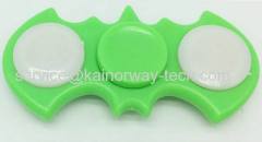 Wholesale LED Light Up Novelty Bat Batman EDC Hand Spinner Ultra Fast Bearings ADHD Finger Fidget Toy Great Gift