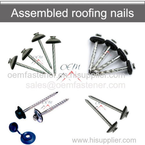 assembled roofing screw nails