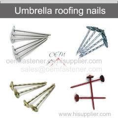 umbrella head roofing nails