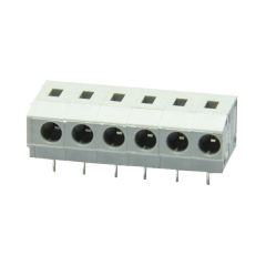 6way screwless PCB terminal3.81/ 5.0mm