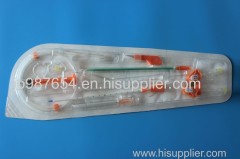 Single Double Triple Lumen Dialysis Catheter TPU PEBAX Straight Curved