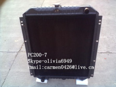 komatsu EXCAVATOR radiator assembly