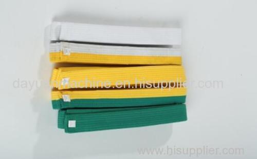 Custom Colourful Martial Arts karate/ taekwondo cloth belt