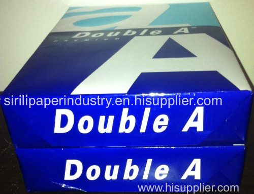 Double A A4 size copy copier paper 80 gsm from Thailand