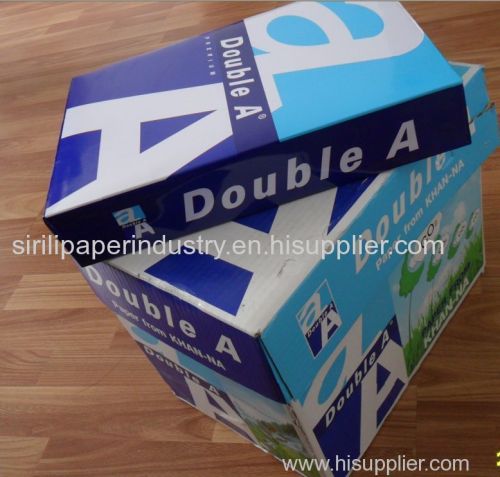 Double A A4 size copy copier paper 80 gsm from Thailand