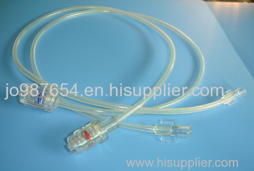 Medical High Pressure 1800psi Braided Tubing male to female luer lock tube