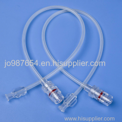 Medical High Pressure 1800psi Braided Tubing male to female luer lock tube