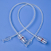 Medical High Pressure 1800psi Braided Tubing male to female luer lock tube