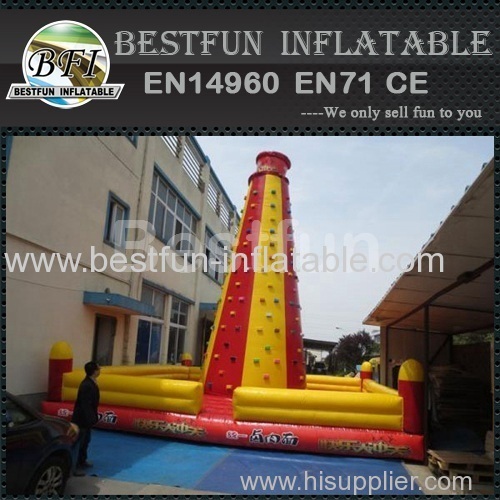 inflatable rock climbing walls