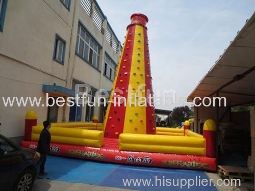 inflatable rock climbing walls