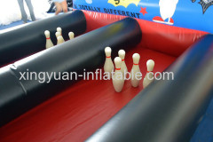 Inflatable bowling lanes price with bowling pins