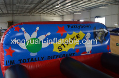 Inflatable bowling lanes price with bowling pins