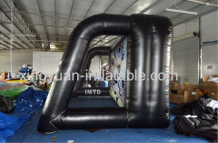 Inflatable soccer target for soccer shooting