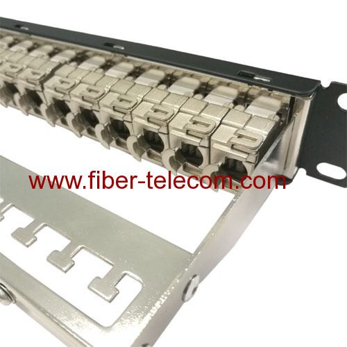 CAT.6a FTP Patch Panel 1U 24 ports