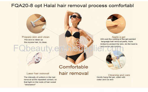 OPT / SHR best pulse fast hair removal machine, easy to operate