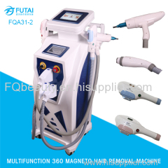 Multifunctional magneto-optical hair removal instrument