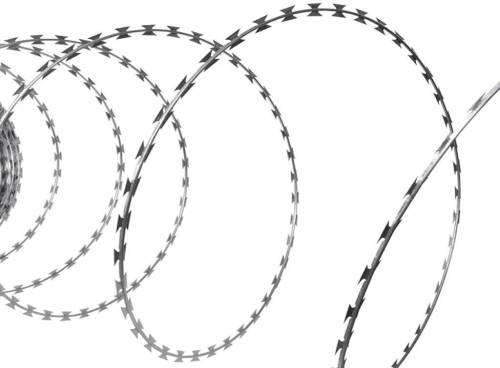 Spiral Razor Wire Unclipped Form for Perimeter Protection