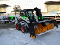 skid loader snow blower