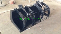 China skid loader bucket grapple