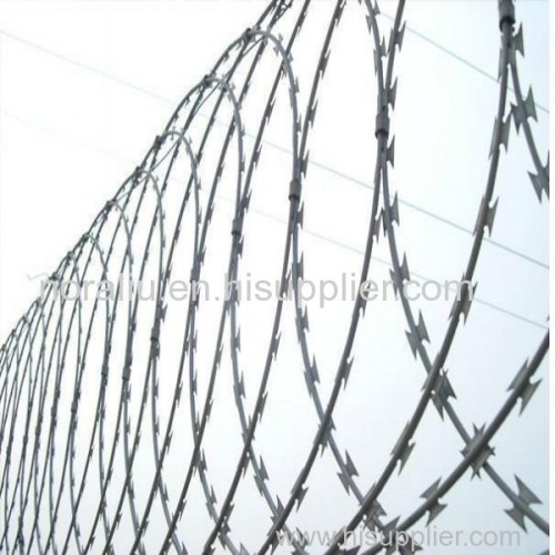 factory price razor barbed wire galvanized concertina razor wire