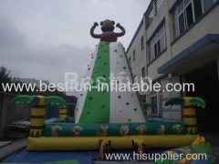 popular monkey inflatable rock climbing for kids