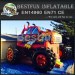 Giant Monster Truck Inflatable combo