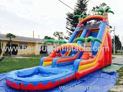 Inflatable Tropical Rainforest Water Slide