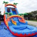 Inflatable Tropical Palm Slide with Pool