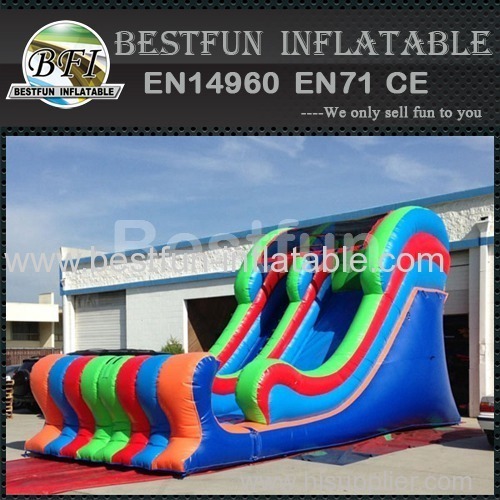 Super colorful water slide