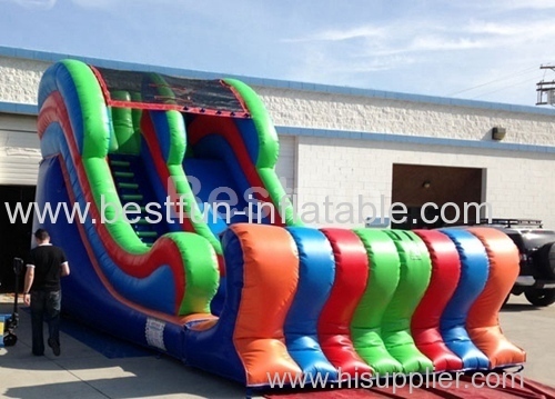 Super colorful water slide