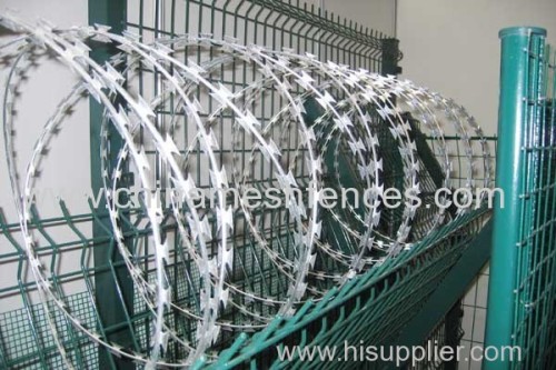 GALVANIZED Razor Barbed Wire Fencing
